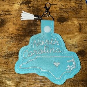 Carolina Blue North Carolina Keychain